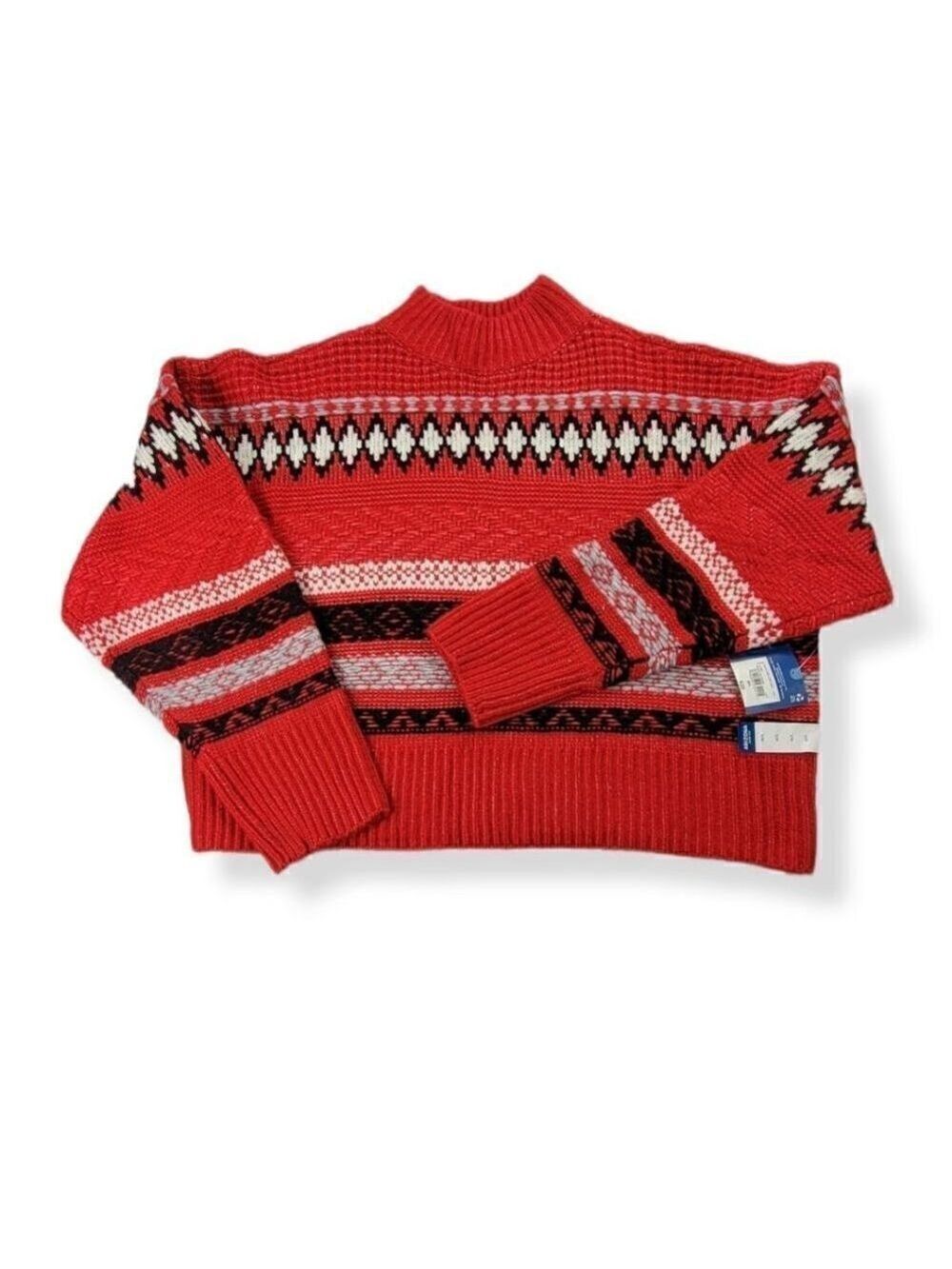 Arizona Red Fairisle Sweater M/L Jrs.